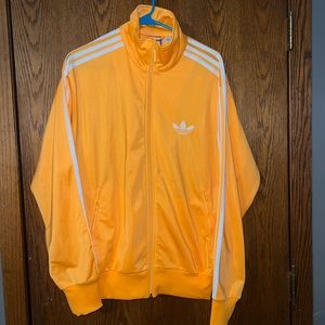 Orange Adidas Track Jacket
